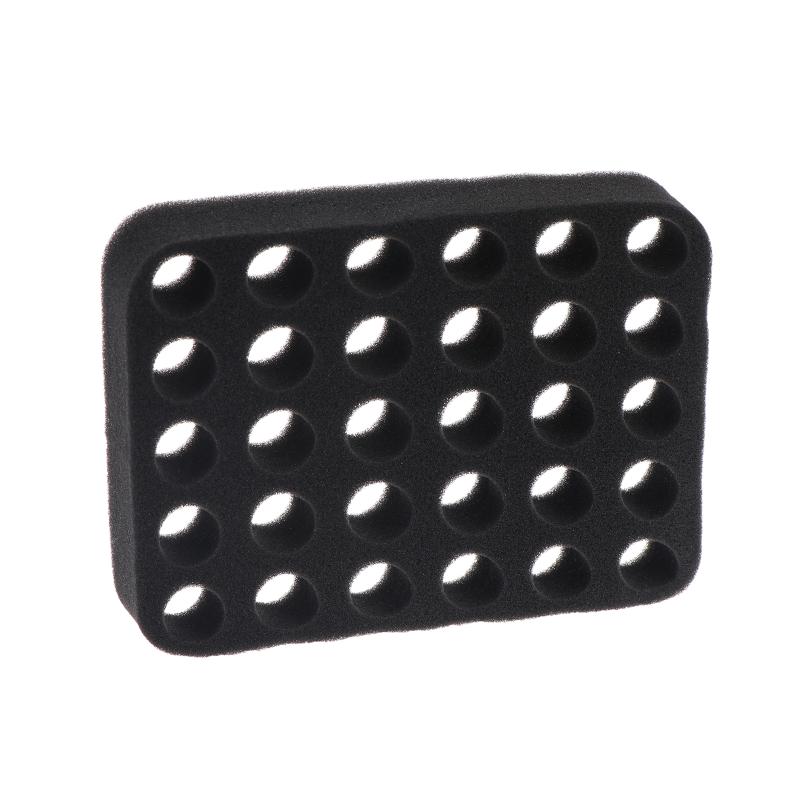 Essential Oil Storage Holder 30-Slot Foam Padded Shockproof Removable Bottom Divider for Travel Carrying