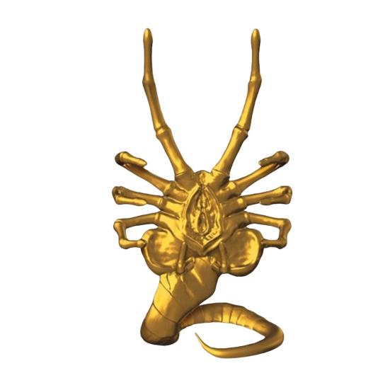 Alien Facehugger Phone Stand 3D Printed 18cm Sci-Fi Decor Figure Stable Dock for Hands-Free Viewing Unique Gift for Alien Fans And Enthusiasts