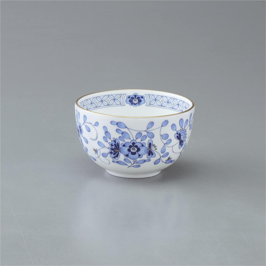 NARUMI Milano Blue Teacup Set Made in (with saucers), 5-piece set, 180cc, Japan, 9682-23029