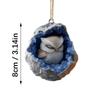Owl And Raccoon Acrylic Christmas Tree Ornament Shatterproof Elegant Holiday Decoration For Family Home Party Supplies