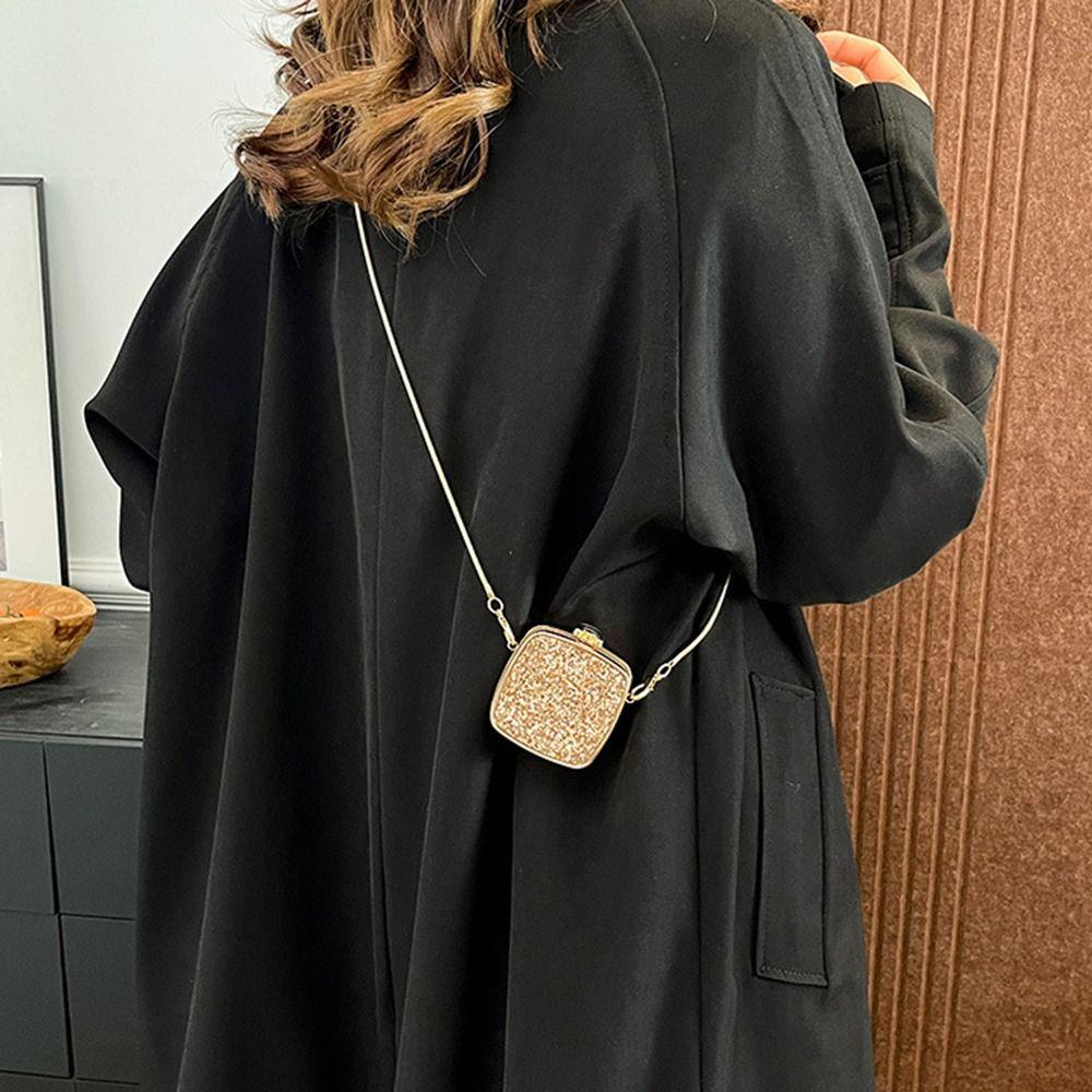 Luxury Mini Clutch Bag Mirror Small Chain Crossbody Bag Fashion Jewelry Bag  Party