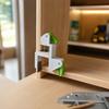 Woodworking Marking Gauge for Cabinet Installation, Precision Scribing Tool with Clamp for Fitting