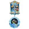 Genuine Crayon Shin-chan Wonderland Abyss Luminous Mirror Keychain & Decompression Toy Bag Charm