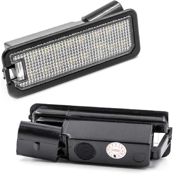 Xenon White LED License Plate Lights for MK5 GTI MK6 MK7 Golf 5 Glof 6 Golf 7 New Beetle Passat CC Rabbit Eos Phaeton Polo Lupo Rear License Plate