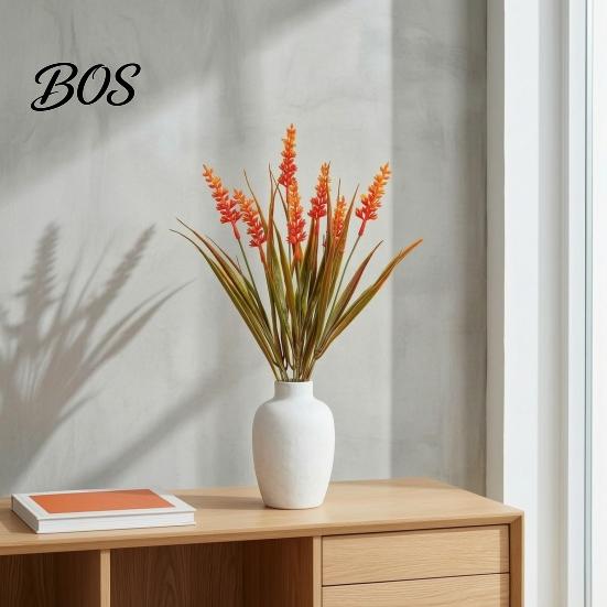 Long Lasting Fake Plants Fall Artificial Flower with Eucalyptus Leaf, Lifelike Faux Plants, Decorative UV Resistant for Autumn Thanksgiving