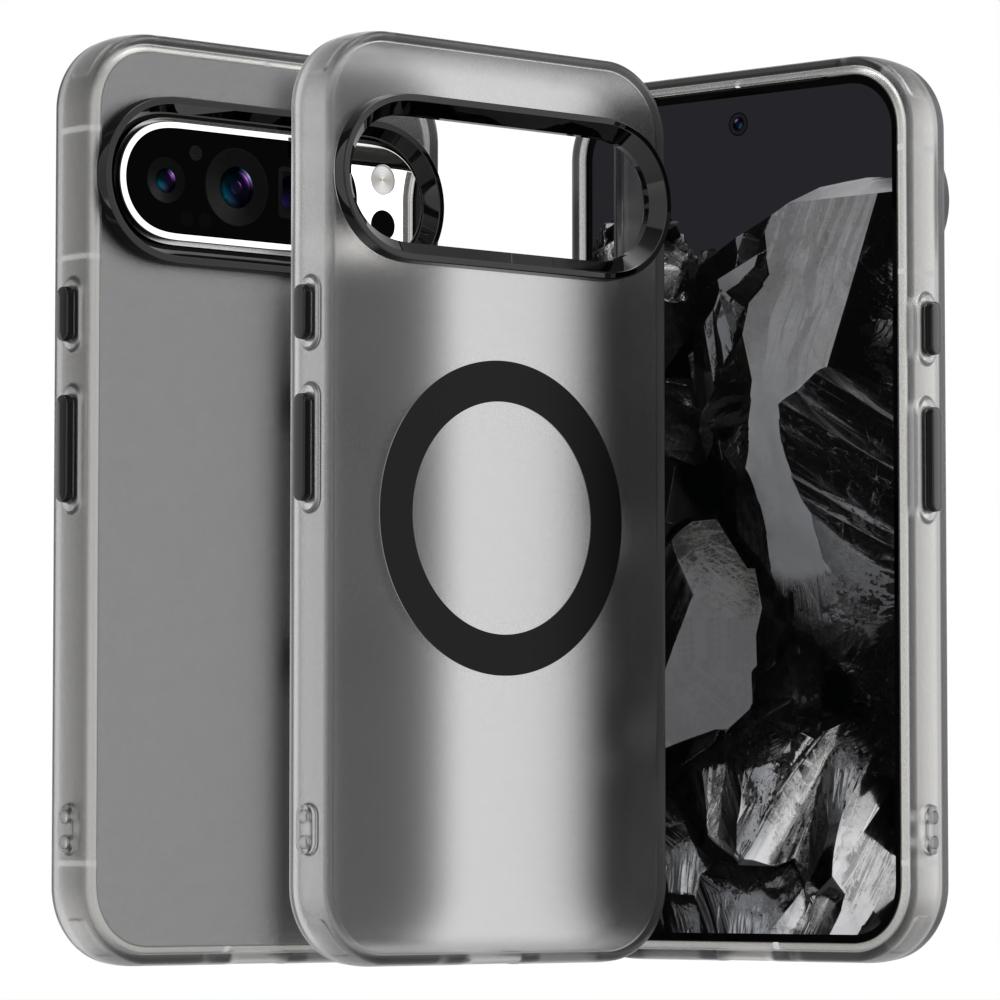 Frosted Clear Magnetic Wireless Charge Armor Magsafe Case For Google Pixel 10 9 8 Pro XL 9A 8A Military Shockproof Candy Cover