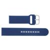 Watch Bands Silver Buckle Silicone Strap Soft Wristband Replacement for Samsung Huawei Amazfit Xiaomi Color Watch Gamin