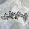Bowknot Zircon Stud Earrings Fashion Piercing Earrings Simple Ear Stud for Women