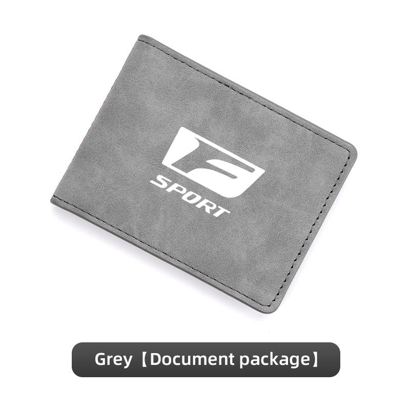 

Car Driver License Cover Suede Wallet Card Storage Bag For Lexus IS200 UX250h Ct200h ES300h NX300h RX400h ES350 GX470 IS250 LS