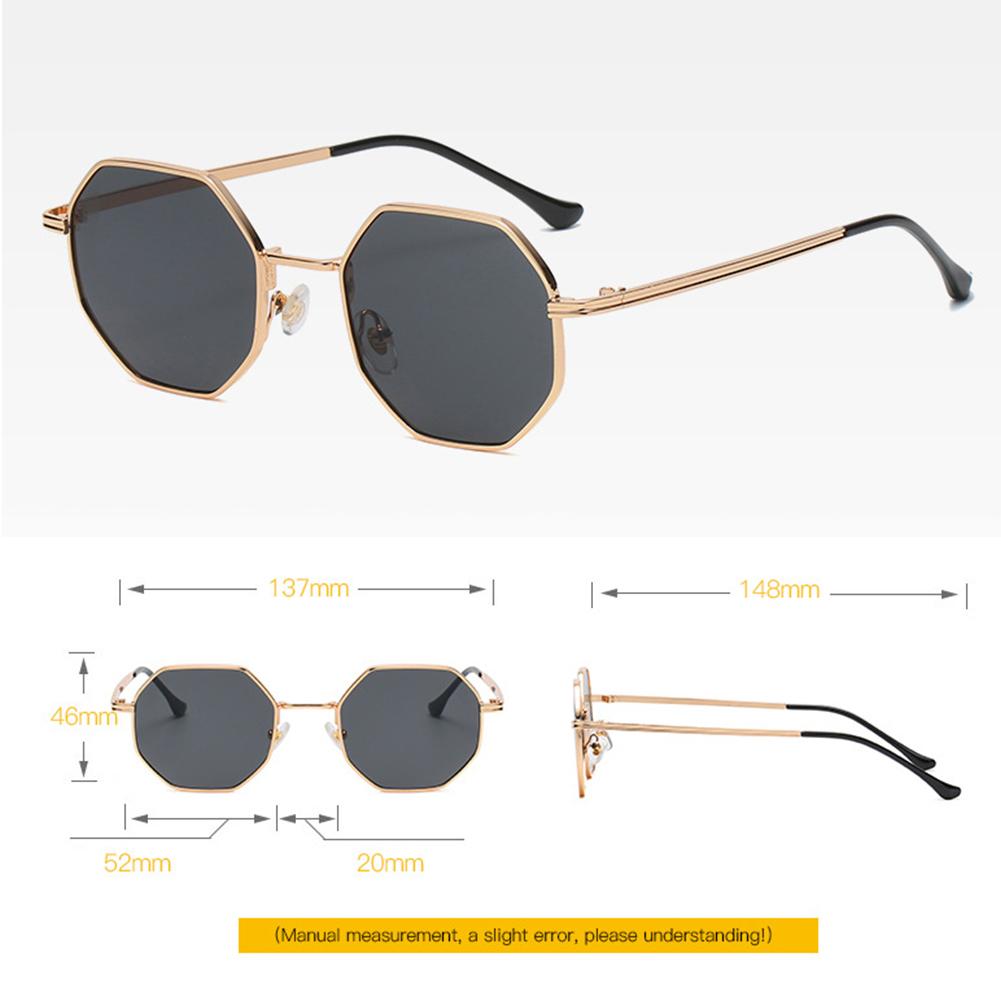 Retro Kwadratowe Okulary Przeciwsłoneczne Męskie Damskie Moda Mała Oprawka Wielokątne Okulary Przeciwsłoneczne Metalowe Okulary Przeciwsłoneczne Outdoor Jazda Okulary UV