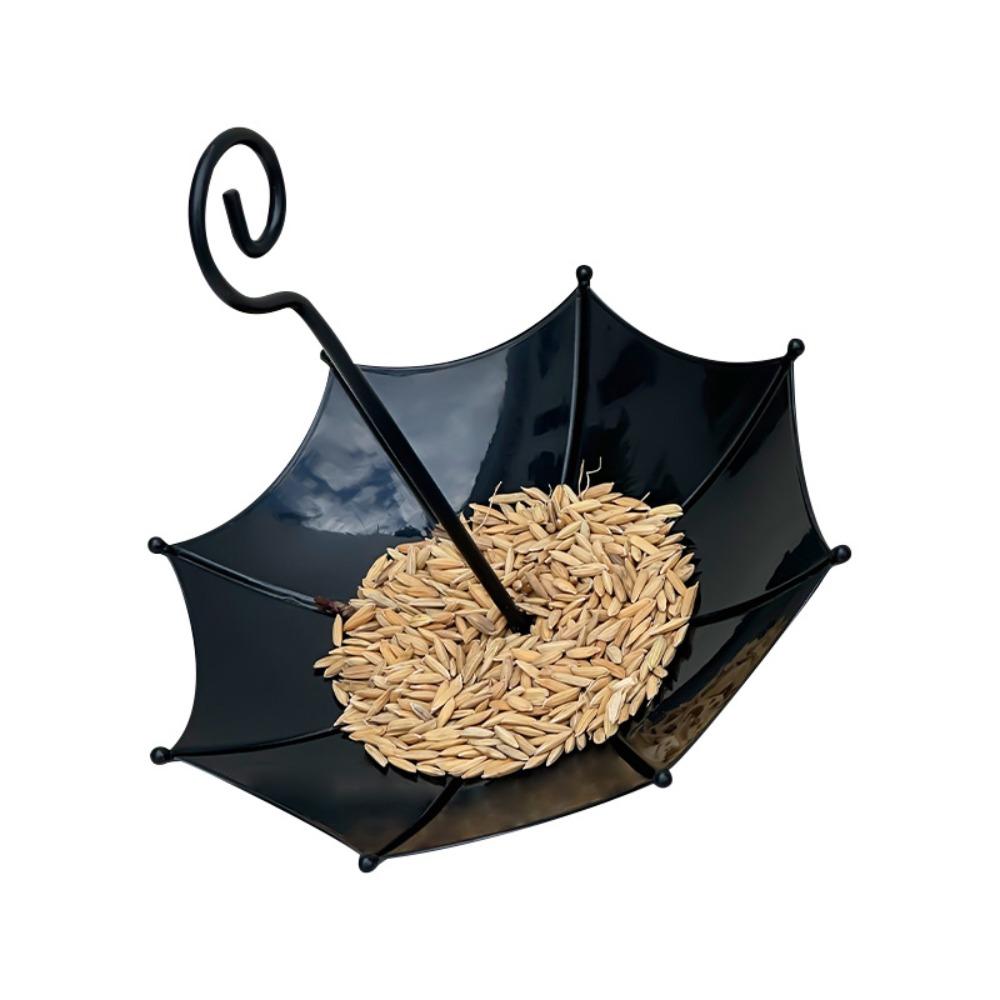 Anti-leakage Bird Feeding Station Umbrella-shaped Bird Food Container  Bird Supplies