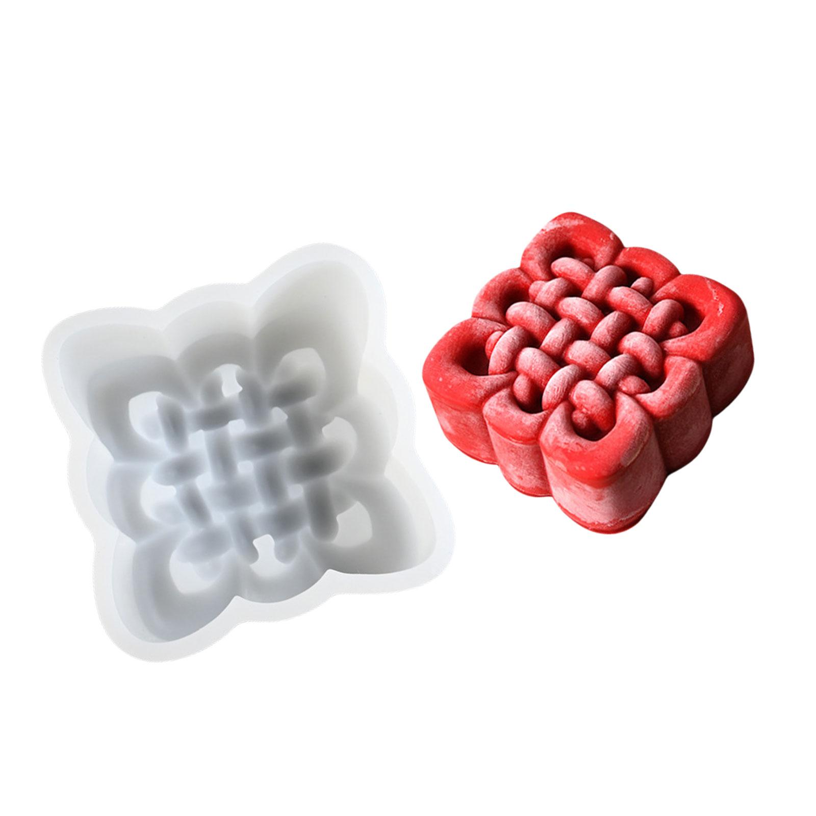 

Силиконовые формы в форме китайского узла, Формы для фондана, муссов, тортов, Кондитерские формы, формы для шоколада, Инструмент для выпечки и украшения, Антипригарные A