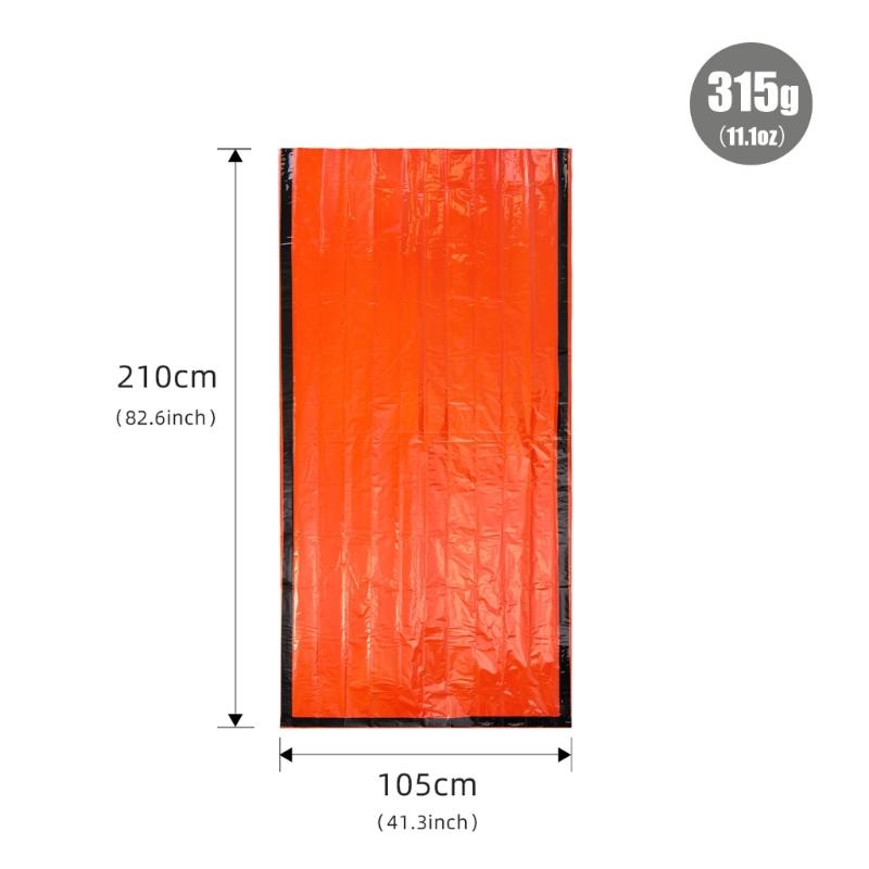 Reflective Survival Sleep Bag Heavy Type Thermals Protecting Shelter for Outdoor Camping Hiking