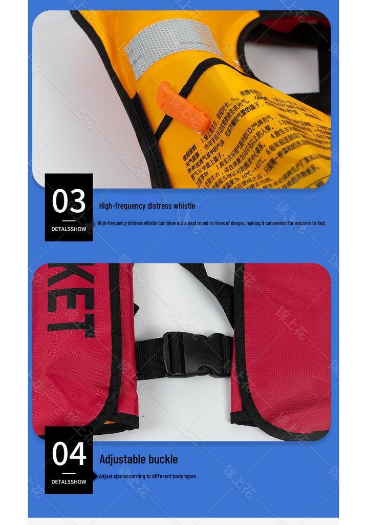 CCS Certified Automatic Manual Inflatable Neck Life Jacket