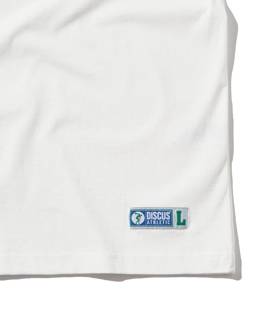 DISCUS ATHLETIC Nice Weather Collaboration Nice Series Ringer T-Shirt Off White