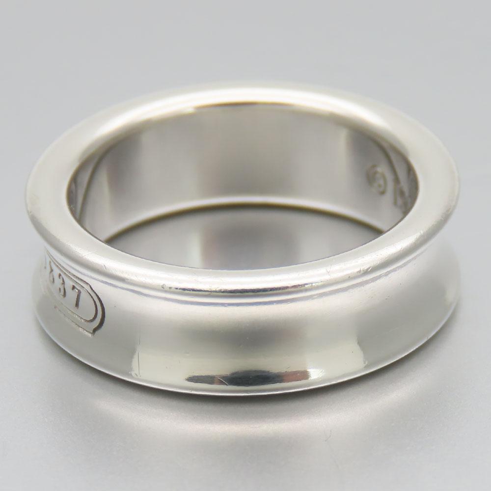 Used TIFFANY&Co. Ring Narrow 1837 EU#53.5 Silver925 7.6g Silver Accessories