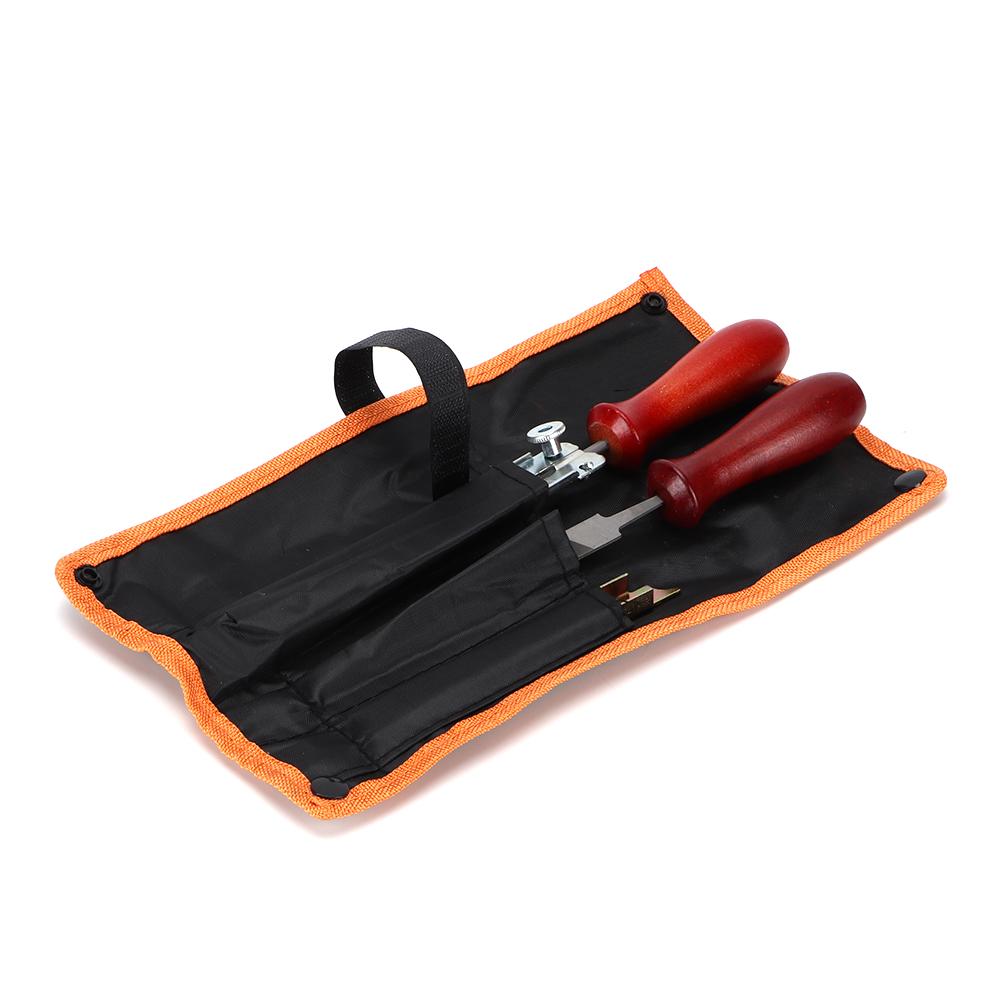 Chainsaw Sharpening File Filing Kit Guide Bar Chain Sharpen Depth Gauge Saw Files Hand Tool Set