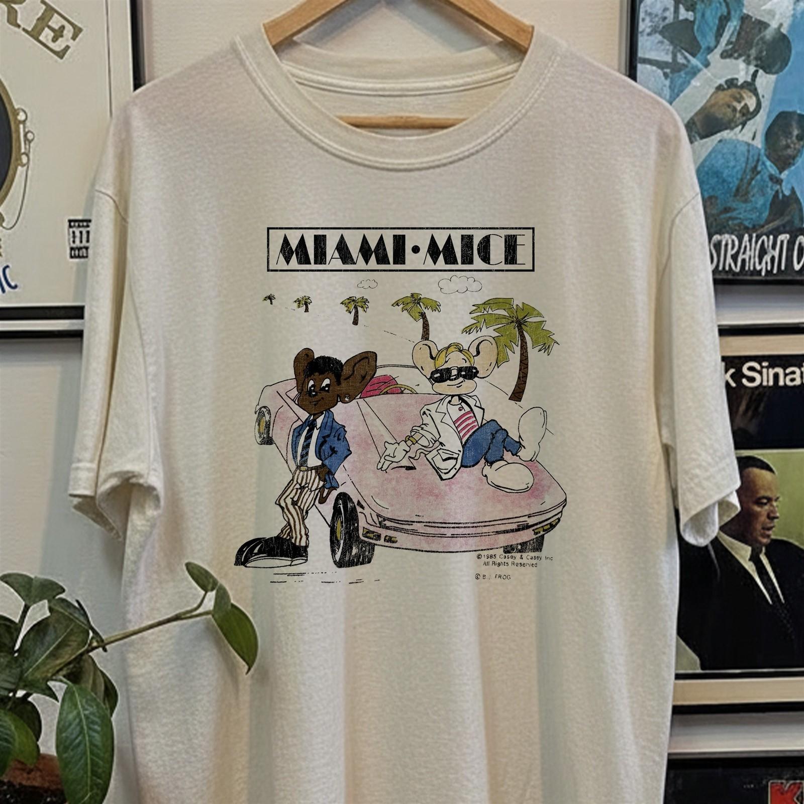 Miami Mice Promo T-Shirt White XXL M