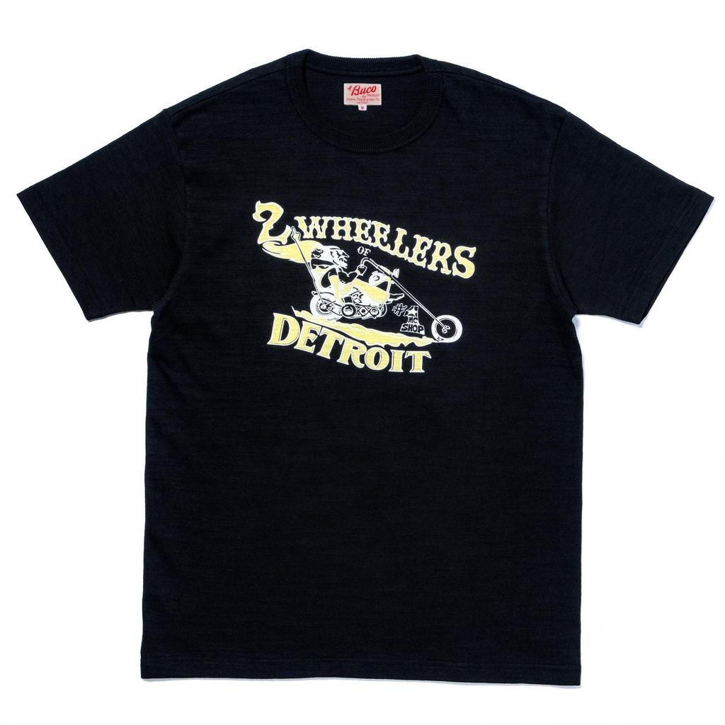 The Real Mccoys Atletické tričko 2wheelers Of Detroit BC26009 Japonsko Nové