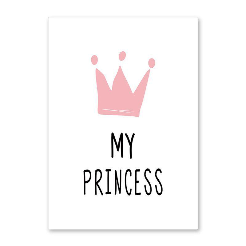 Cartoons Nursery Girl Room Decor Canvas Painting Baby Kids Children Room Wall Art Mural Stickers Buy At A Low Prices On Joom E Commerce Platform