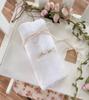 Muslin Swaddle Wrap 80x80cm Double Gauze (White)