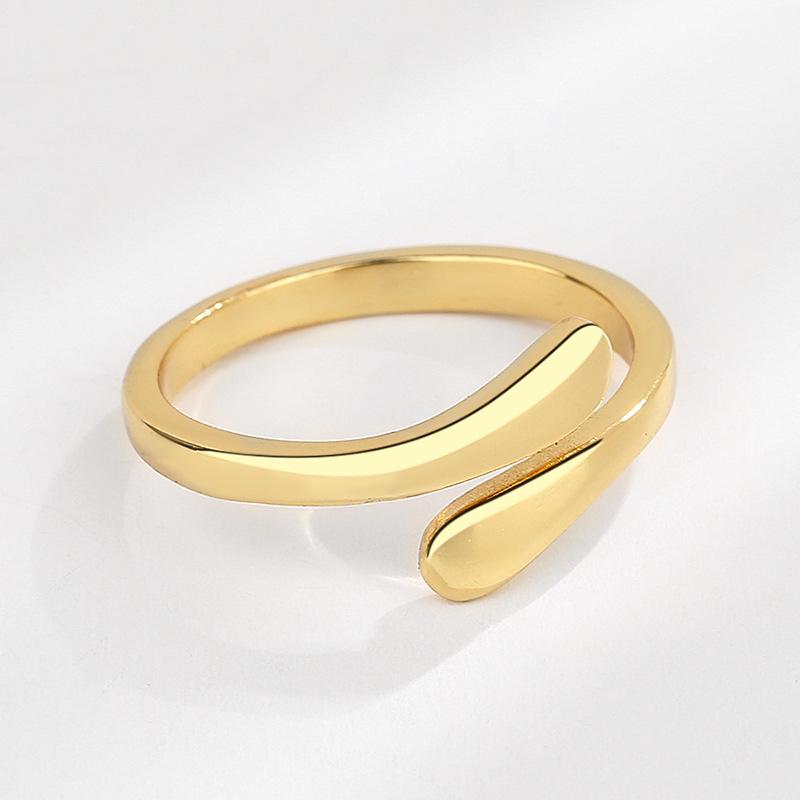 Goldene Umarmungsring - Kein Verblassen, Europäischer Amerikanischer Stil, Modischer Fingerring für Paare