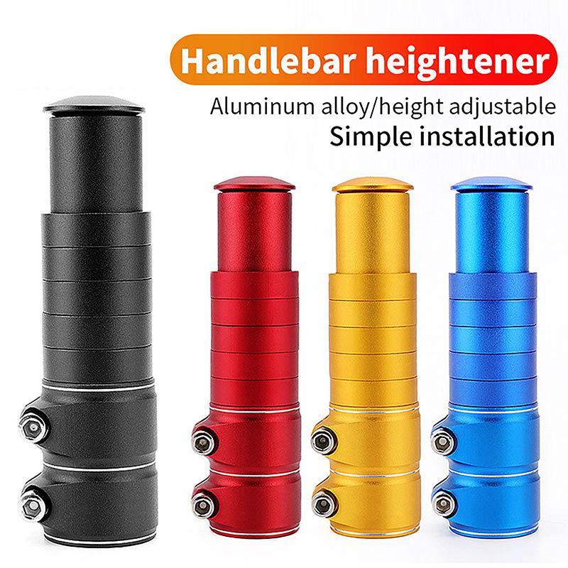 1Pc Bike Stem Fork Bicycle Handlebar Extension Riser Rise Up Bicycle Adapter Durable Power Mountain Cycling Part 120Mm