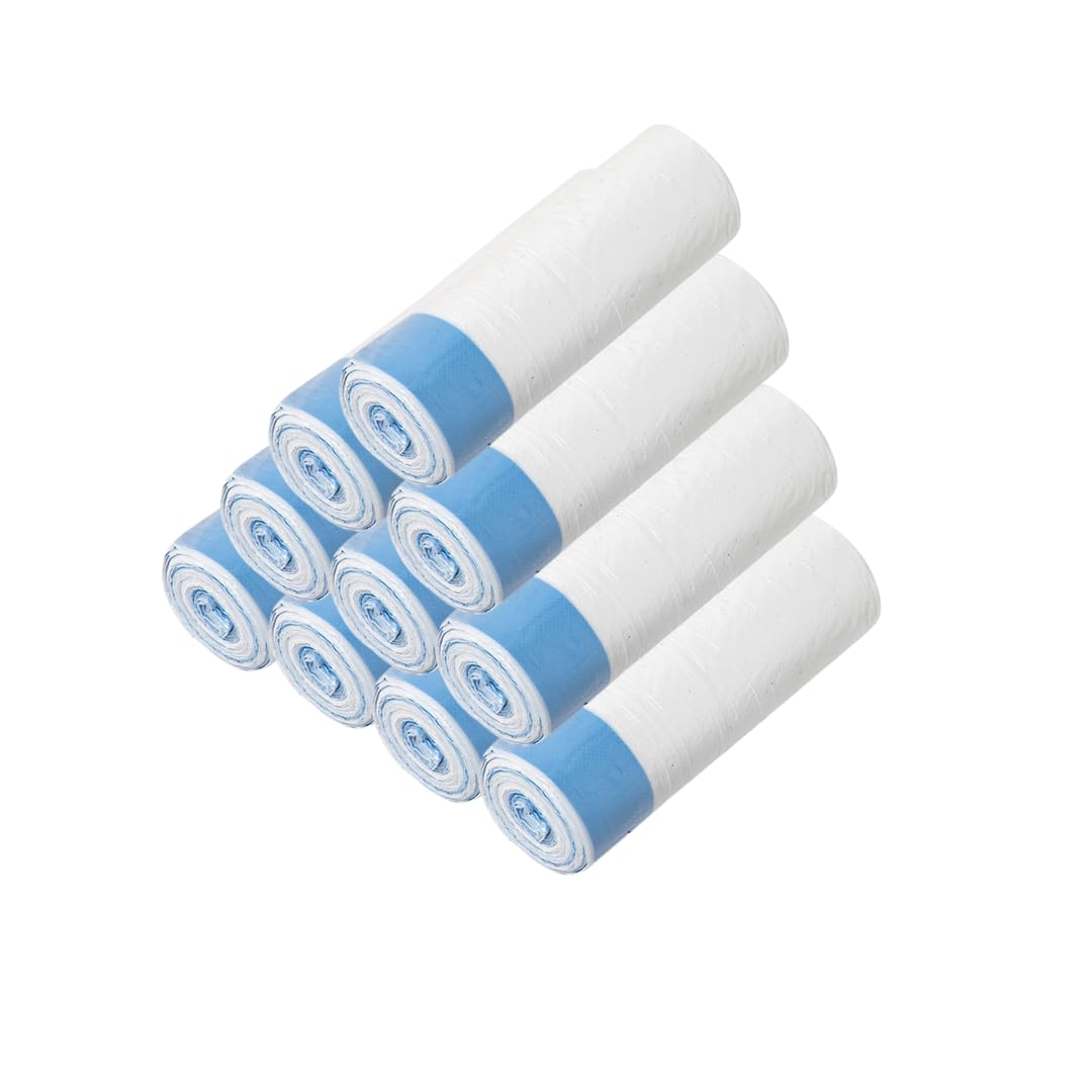 

750 Мусор 45 x 50см 750 штук штук в рулоне x 5 рулонов x 10 в упаковке для повседневного использования Пластиковые мусорные пакеты LAB [15л, штук] Пакеты тай-дай, 15л, / (15