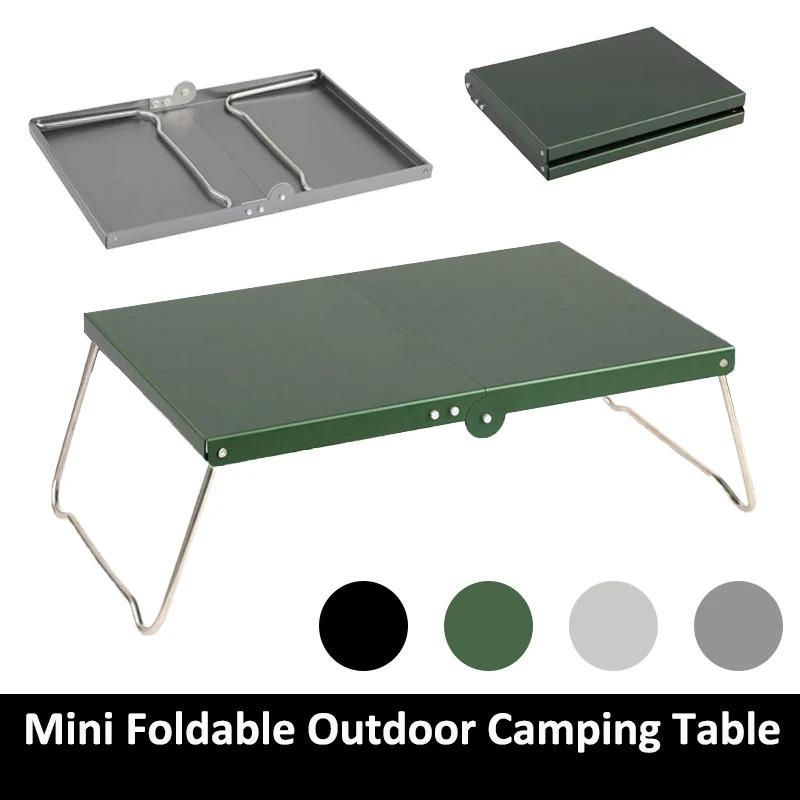 1PC Camping Portable Foldable Table,Small Aluminum Alloy Tables,Ultralight Outdoor Hiking Picnic Table,Folding Tables for BBQ.