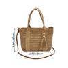 Summer Large Capacity Straw Weaving Tote Bag Women'S Shoulder Bags Crossbody Bag