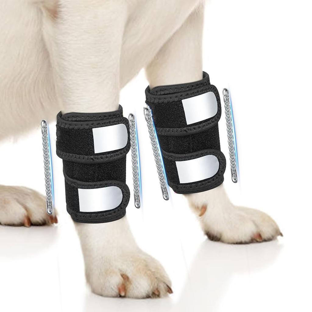 Dog Leg Braces Front Leg Joint Wraps   Soft Elbow Leg Covers with Reflective Straps