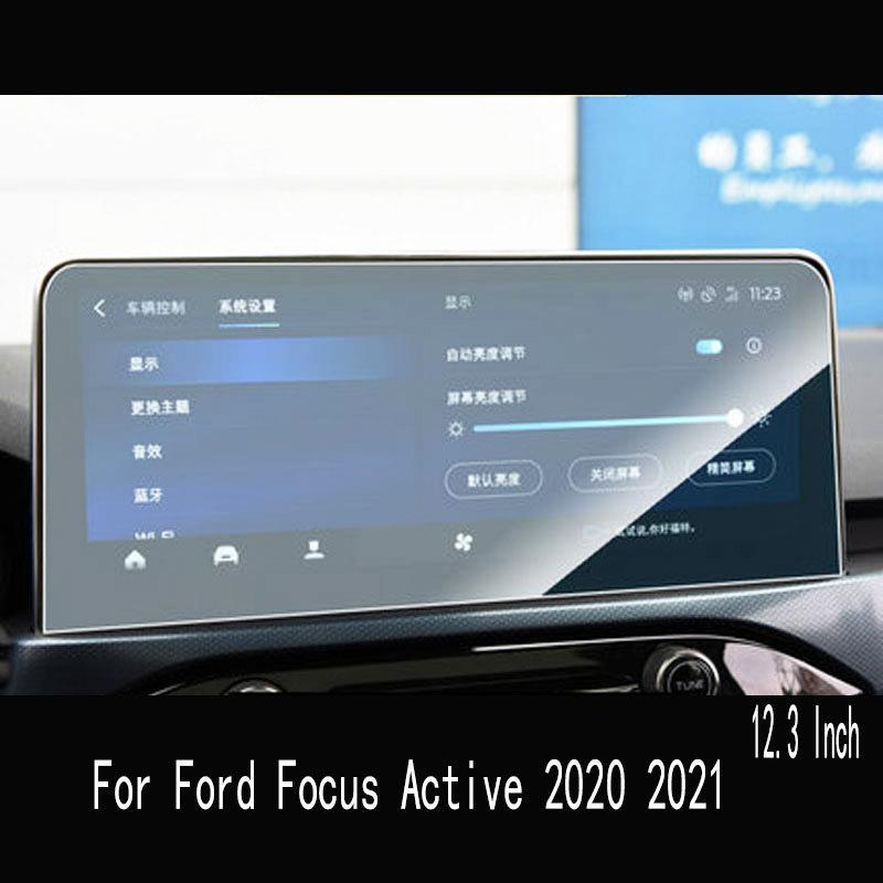 For Ford Focus Active    Car GPS Navigation Film LCD Screen Tempered Glass Protective Film Anti-scratch Film Accesso