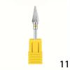 1 Pc Tungsten Carbid Nail Drill Bits Electric Manicure Drill Accessory Milling Cutters for Nail Gel Polish Remover Nail Tools