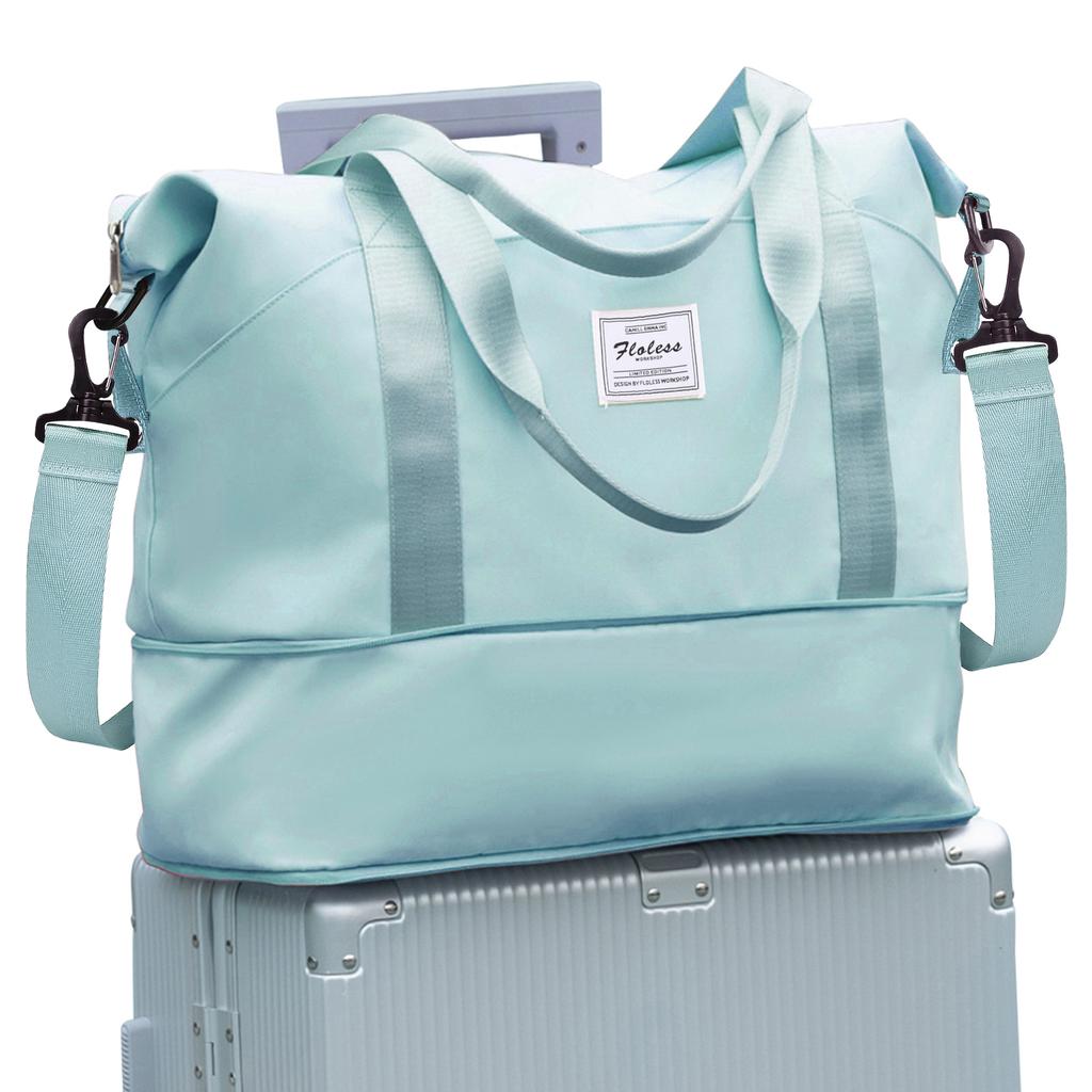 Travel Duffel Bag, Women Sports Tote Fitness Gym Bag, Ryanair Cabin Bag 40x20x25 Hand Luggage, Shoulder Weekender Bag Travel Bag