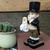 Toilet Butler with Roll Paper Holder Resin Ornament for Bathroom Super Cute