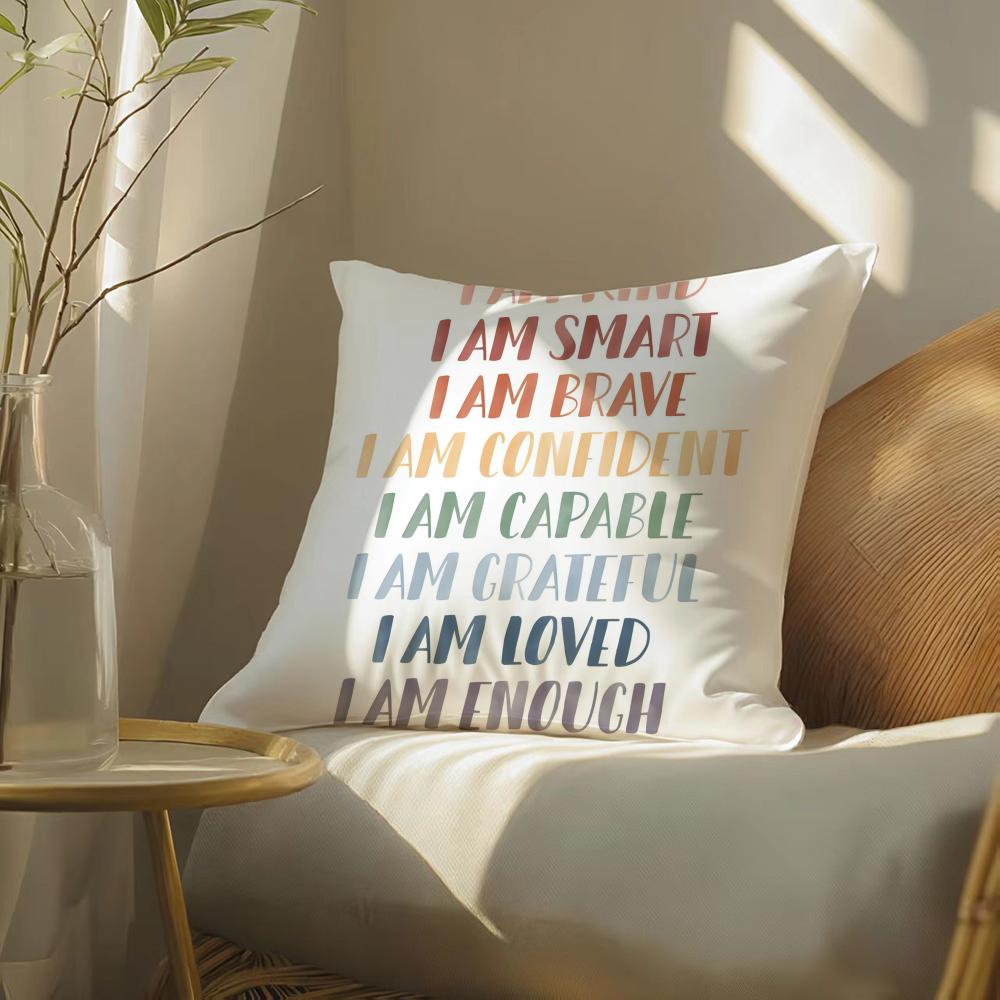 Cartoon Rainbow For Childrens Sleep Companion Pillow Case Pattern Printed Pillowcase For Living Room Sofa Cushion Cover