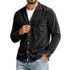 Men's Casual Color Loose Fit Top with Pockets