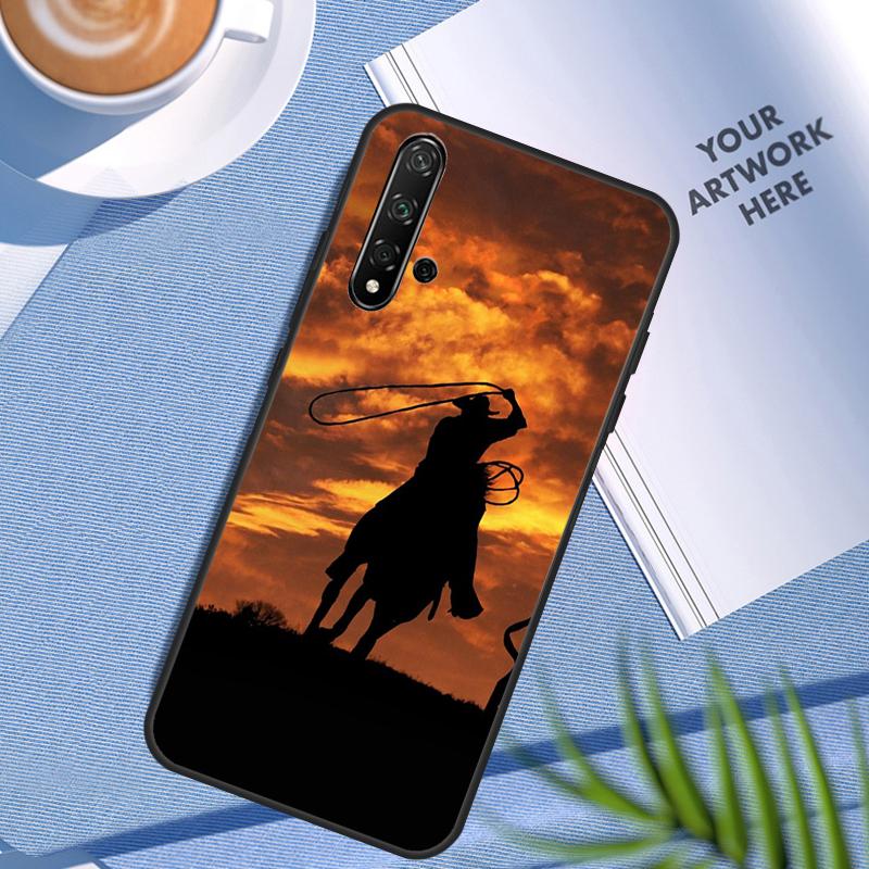 Extreme Sport Rodeo Cowboy Lasso For Huawei Nova 3i 7i 8i 11 12i 10 9 SE Y60 Y61 Y70 Y72 Y73 Y90 Y91 P20 P30 Pro P40 Lite Case
