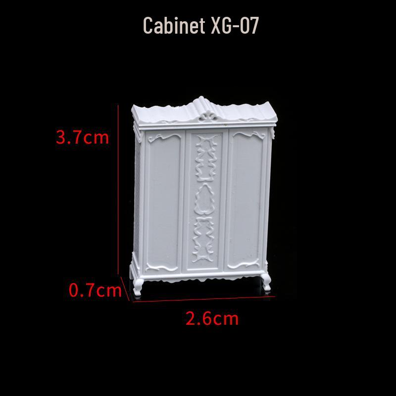 1:50 Scale Model Materials: Sand Table, DIY Indoor Furniture, Wardrobe, Bedside Table, Bookshelf, Wine Cabinet