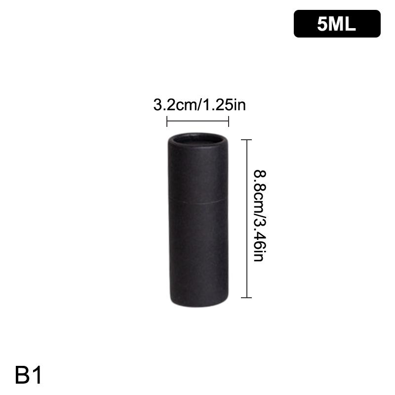 

1 шт. Пустая толстая круглая туба из коровьей кожи, пустая бумажная туба, упаковочная коробка для роллер-бутылки для эфирных масел, для контейнера для масла/парфюмерии B1