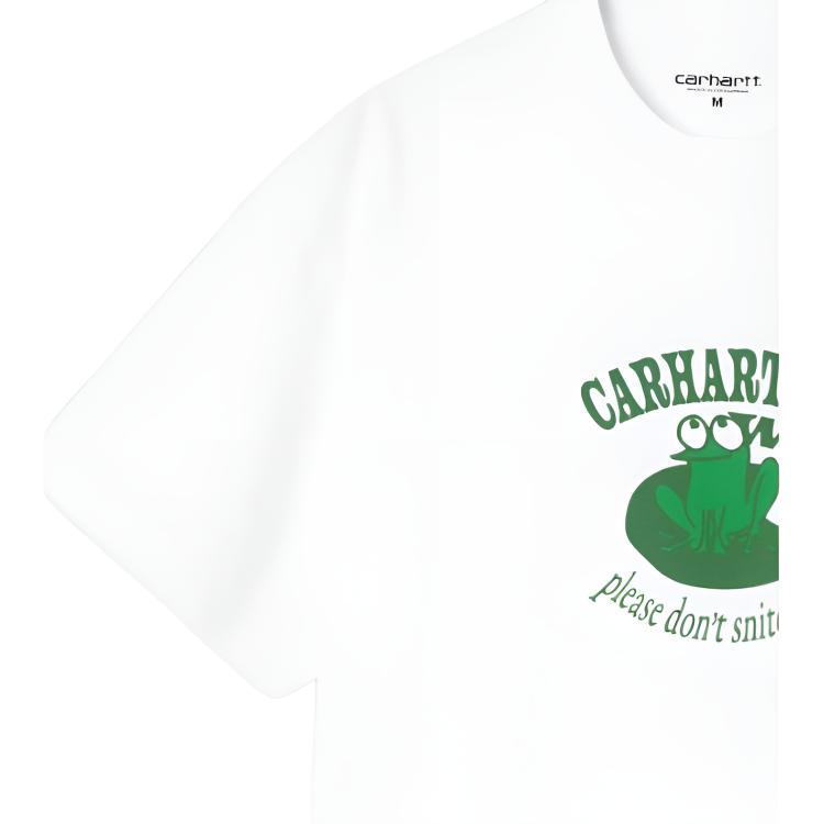 Carhartt WIP SS26 S/S Dont Snitch T-Shirt Loose Fit Front Logo Print Short Sleeve T-Shirt Unisex T-Shirt I037543-02-XX