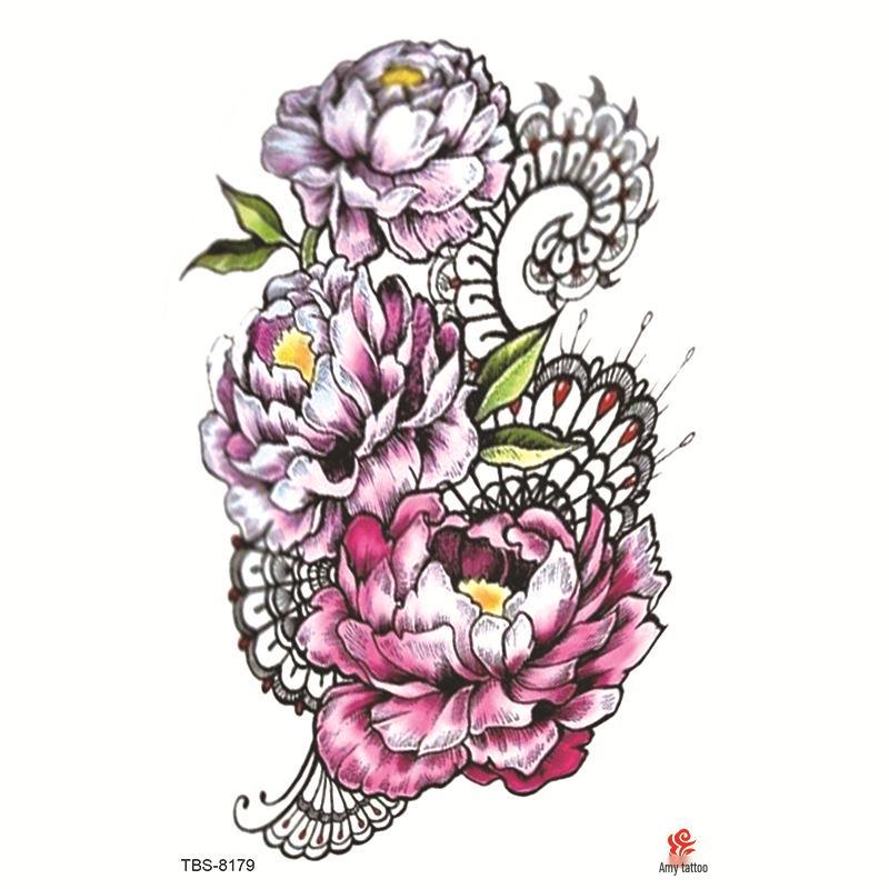 Wasserdichtes Ganzarm Totemsymbol Tattoo Aufkleber Set