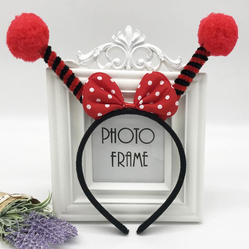 Halloween Bijen & Lieveheersbeestjes Hoofdband Bril Set voor Kinderen - Feestelijke Kostuumaccessoires voor Halloween, Kerstmis en Optredens