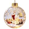 Transparent Christmas Ball Ornament Lightweight Holiday Tree Decor  Family Dinner
