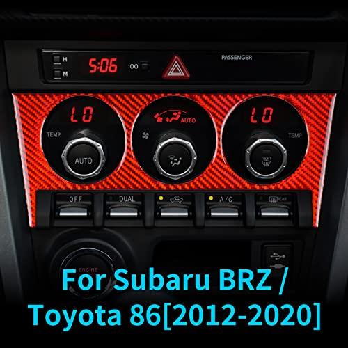 AIRSPEED Subaru BRZ ZC6 Toyota 86 ZN6 Exclusive Air Conditioning Control Panel Cover Carbon Fiber Vehicle Specific Interior Decoration Accessorie