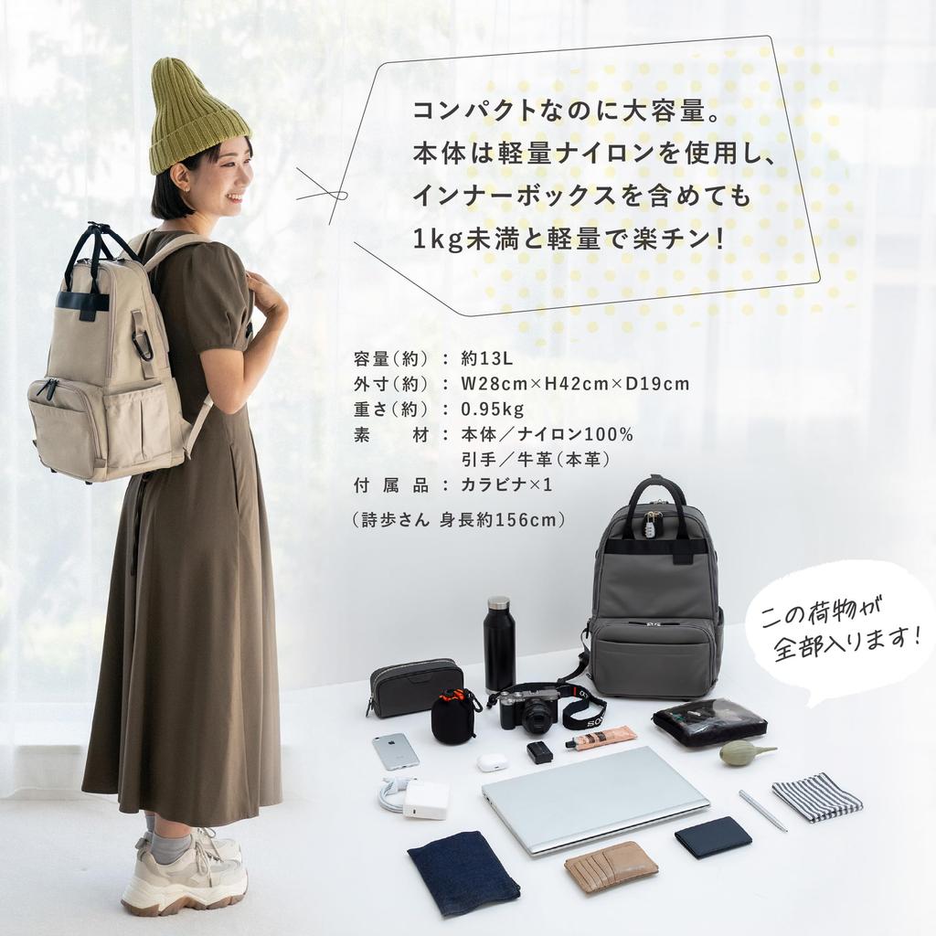 Lekka kompaktowa torba na aparat fotograficzny 13L, cyfrowy aparat jednoobiektywowy, 2 komory powietrzne, 14-calowy dysk twardy, szara [Linta]