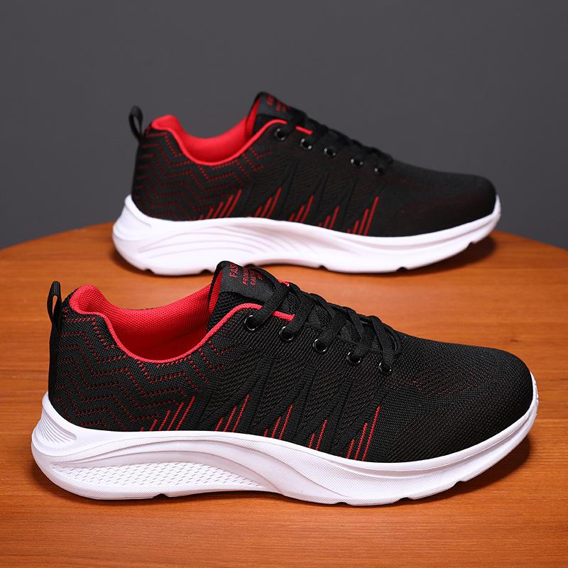 Sneakers spring new running shoes mesh breathable thick sole lightweight non-slip shoes casual shoes