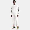OFF WHITE Pruhovaná Oversized Mikina Helvetica OMBB037C99FLE0010110