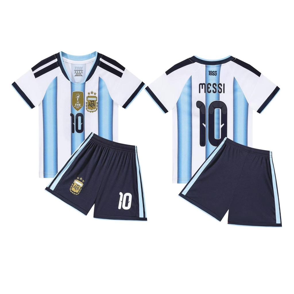 Ronaldo No. 7 & Neymar No. 10 Football Uniform Set for Primary School Students