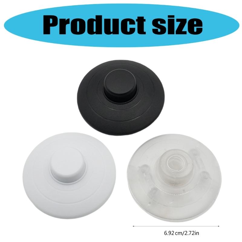 2Pcs Step on Button Control Floor Footswitch Round Reset Button Pedal Switches Foot Pedal Push Switches Easy to Use